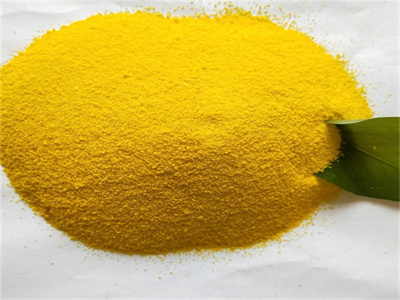 poudre blanche/jaune clair application large PAC en coate d’Ivoire